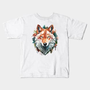 Alpha Wolf Animal World Wildlife Beauty Discovery Kids T-Shirt